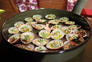 Locally caught sea food speciality